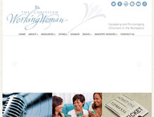 Tablet Screenshot of christianworkingwoman.org